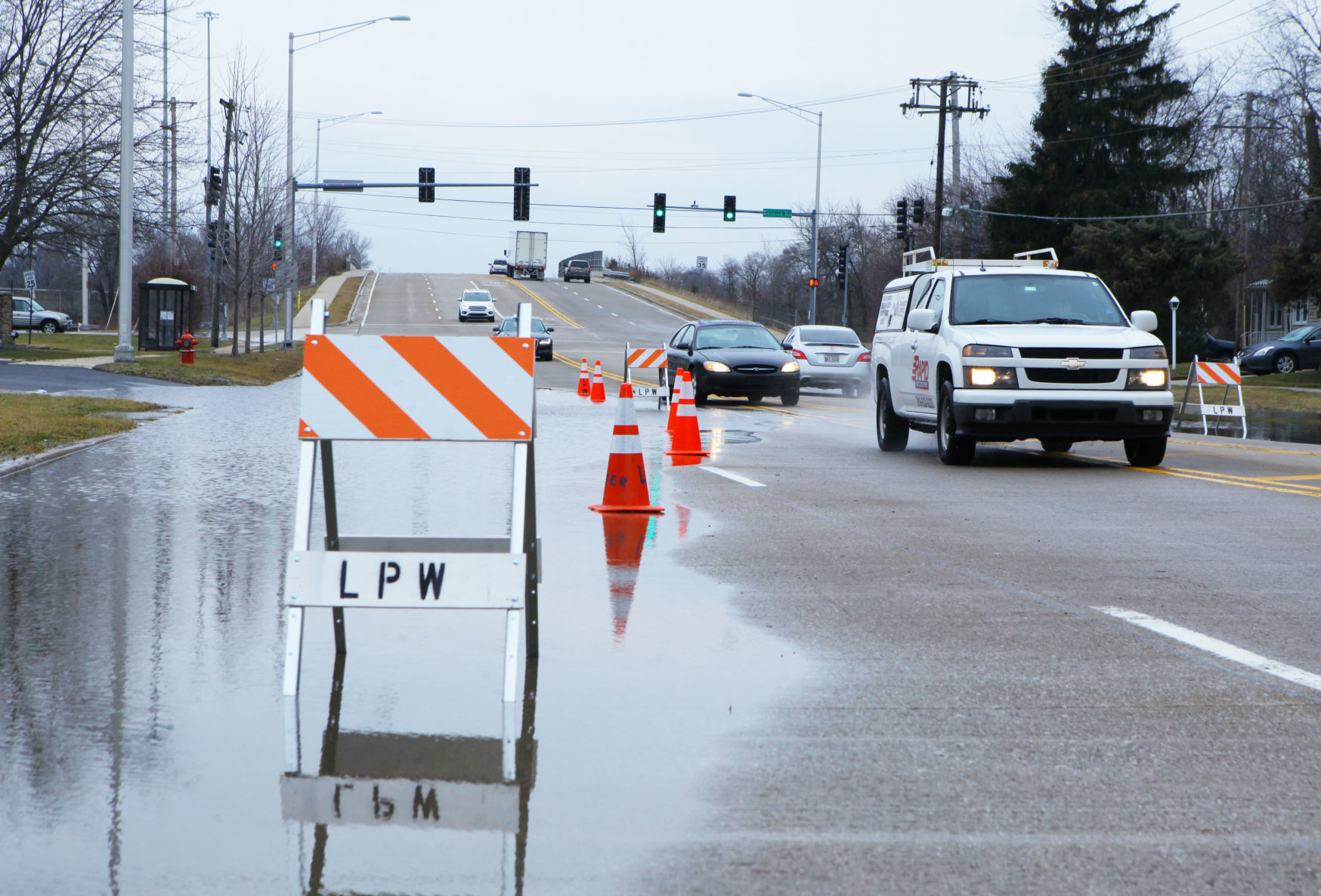 High water in Lansing